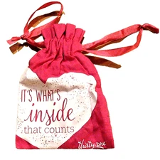 JK Thirty One Adore Twisted Bracelet Gold Tone W/Bracelet Pouch Valentine's Day