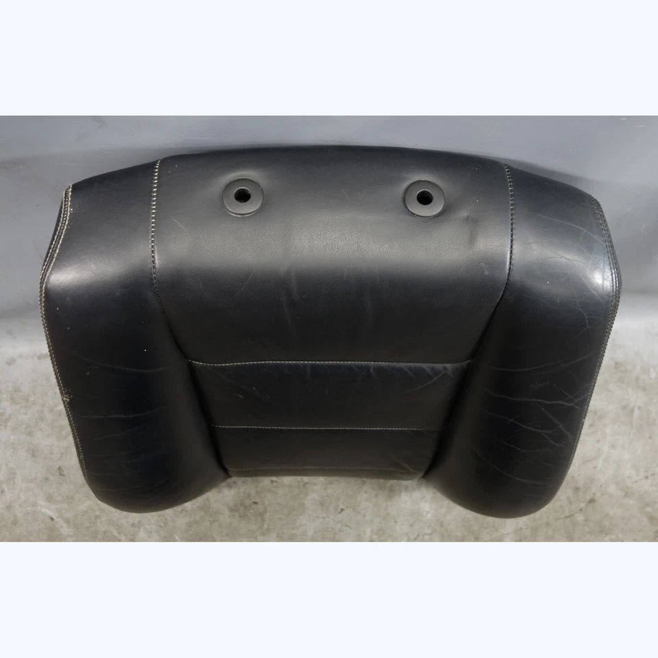 BMW E32 1988-1992 Serie 7 Asiento Delantero Respaldo Cojín Cuero Negro Fabricante de Equipo Original Foto 3 de 4