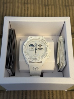 Swatch x Omega Bioceramic Mission To Earthphase Moonshine Gold