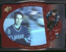 1996-97 Upper Deck SPx Peter Forsberg #8 Colorado Avalanche