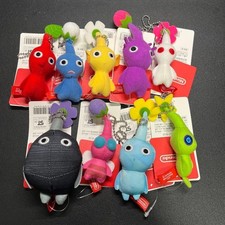 Nintendo TOKYO Pikmin Plush Keychain 9 Types Set Full Complete Mascot Charm New