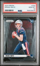 2024 Panini Prizm DRAKE MAYE #329 PSA 10 GEM MINT RC Rookie Card 🤩