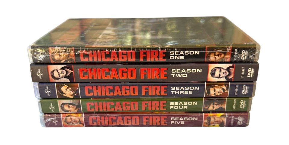 Chicago Fire - Seasons 1-5 DVDs, 114 Episodes- Season 3 Used/Seasons 1,2,4,5 New - Image 2 of 4