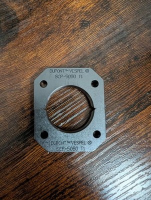 DuPont Vespel SCP-5050 T1 Spaltring Buchsen Paar Hochtemperatur Technik Teil