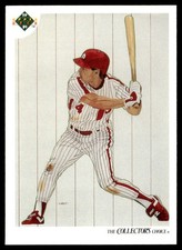1991 Upper Deck Lenny Dykstra Philadelphia Phillies #97