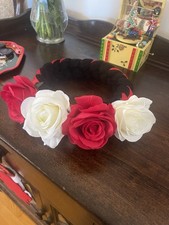 Mexican Folklorico Head Piece Headpiece Hand Made Veracruz Tocado Hecho A Mano