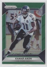 2016 Panini Prizm Green Prizm Kamar Aiken #48 0t2
