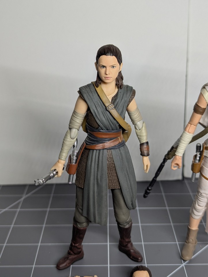 S.H.Figuarts Star Wars The Last Jedi - Rey & Black Series Rey | eBay