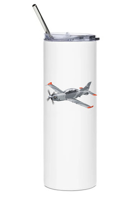 PZL-130 Orlik Stainless Steel Water Tumbler with straw - 20oz.