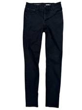 J.Crew Black Mid-Rise Toothpick Skinny Denim Jeans Women's Size 28 Tall