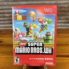 New Super Mario Bros. Wii Nintendo Wii, 2009 CIB Tested MINT