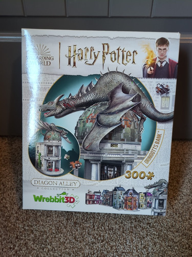 Wrebbit Harry Potter Diagon Alley Collection - Gringotts Bank 3D 300 Pc Puzzle