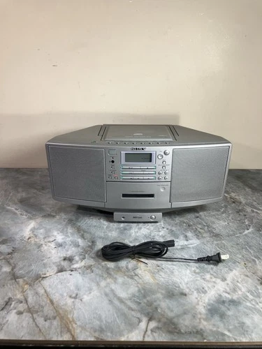 Sony Radio Cassette CD Player BoomBox ZS-D5 Vintage -Tested