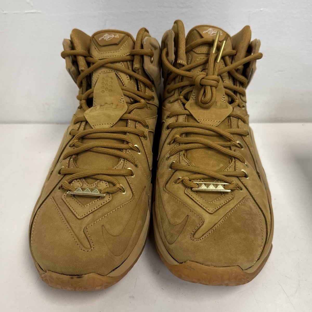 Lebron XII EXT QS.   Size:9.5 wheat/metallic gold Nike LeBron 12 EXT Cork | eBay main image 4