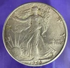 1943 Walking LIberty Half Dollar US Silver Coin
