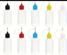 5 Pcs 1 Ounce Precision Tip Applicator Bottles, 30ML