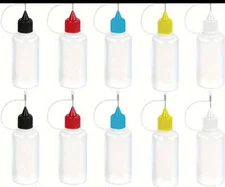 5 Pcs 1 Ounce Precision Tip Applicator Bottles, 30ML