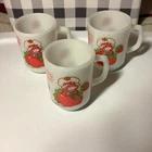 Strawberry Shortcake Mugs Set Of 3 Vintage 80’s Excellent Condition