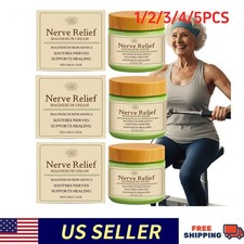 1-5X Nerve Relief Magnesium Cream, with MSM Arnica Non-Greasy