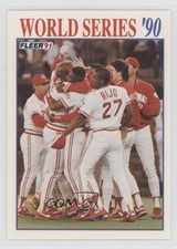 1991 Fleer World Series Blank Back Cincinnati Reds World Series '90 #8 0kb5