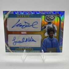 2026 Topps Finest Fantastic Four #DA-WN H.E.R.B.I.E. & LYNN NICHOLS Dual Auto
