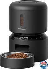 PETLIBRO Automatic Cat Feeder 3L Programmable Portion Control Airtight Dual Powe