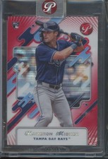 2025 Topps Pristine Baseball Kameron Misner #215 RC Rookie Red Refractor /5