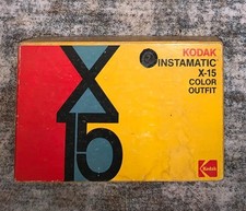 Kodak Instamatic X-15 Color Outfit Camera with Original Box