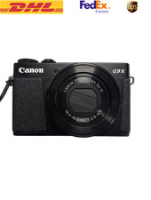 Canon G9X Mark II G9X2 PowerShot Digital Camera Black 20.1MP 3x Optical Zoom