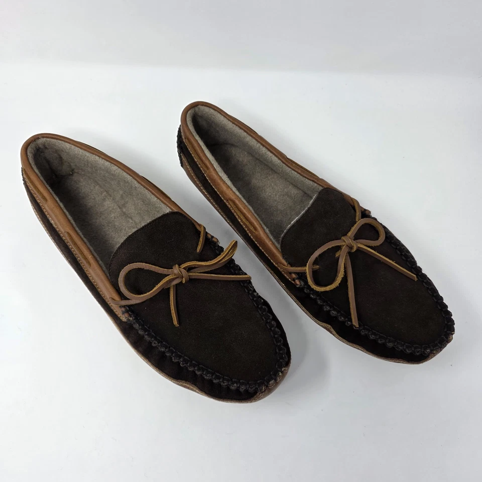 Hush Puppies Men's Brown Slip On Mocassin Slipper Size 13M NWOB - Image 3 of 4