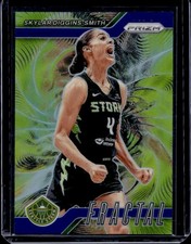 2024 Panini Prizm WNBA - Fractal Skylar Diggins-Smith #11 Blue Prizm /49