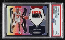 2021-22 Panini Prizm USA Basketball Silver Kevin Garnett #7 PSA 9 MINT HOF 1g0b