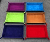 Galactic Toys Leather Dice Tray - Rectangle Tan 1890₽