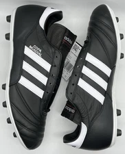 adidas Mens Copa Mundial FG Black White 015110 Size 12 NWOB Heritage Soccer