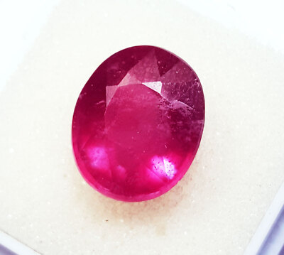 8.30 Ct 100% Natural Red Ruby Certified Loose Gemstone  With Free Gift