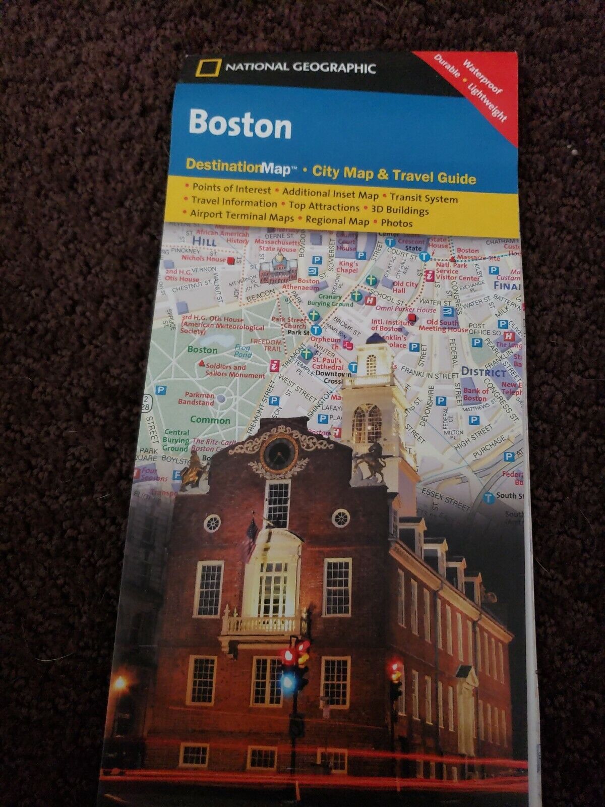 National Geographic DC00620541 Map Of Boston