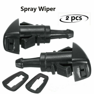 2X Car Windshield Wiper Washer Spray Nozzle For Kia Hyundai Jeep Dodge Chrysler