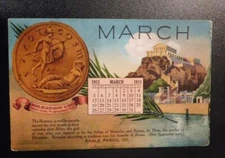 Mint USA Advertising Postcard Eagle Pencil Co Pencils and Pens Broadway New York