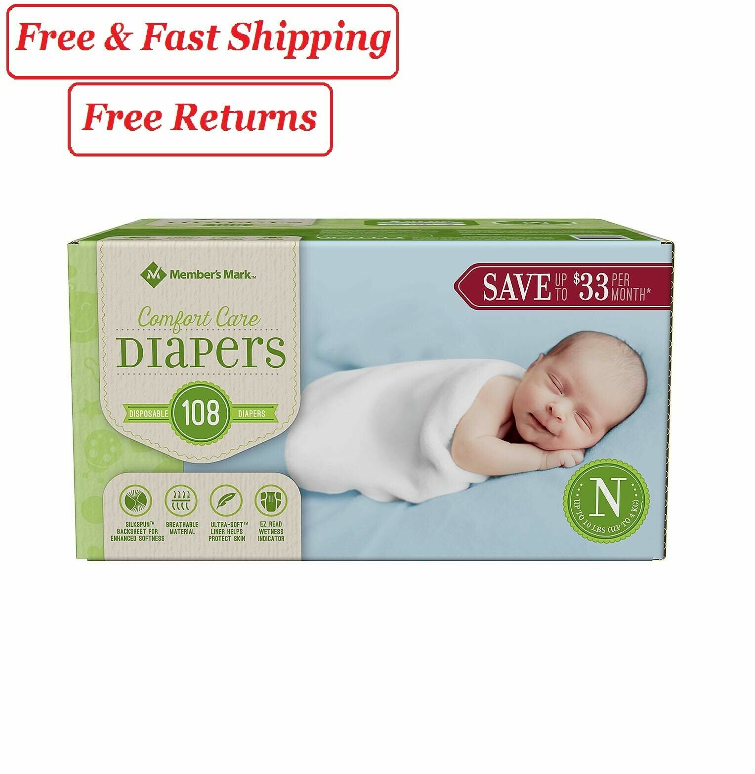 comfort care diapers