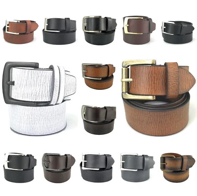 Gürtel Echt Leder Herren Damen Büffelleder Jeansgürtel Fashion Ledergürtel Mode