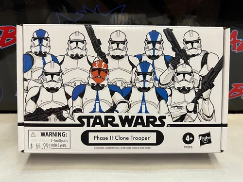 HASBRO STAR WARS THE VINTAGE COLLECTION PHASE II CLONE TROOPER FIGURE SET OF 4