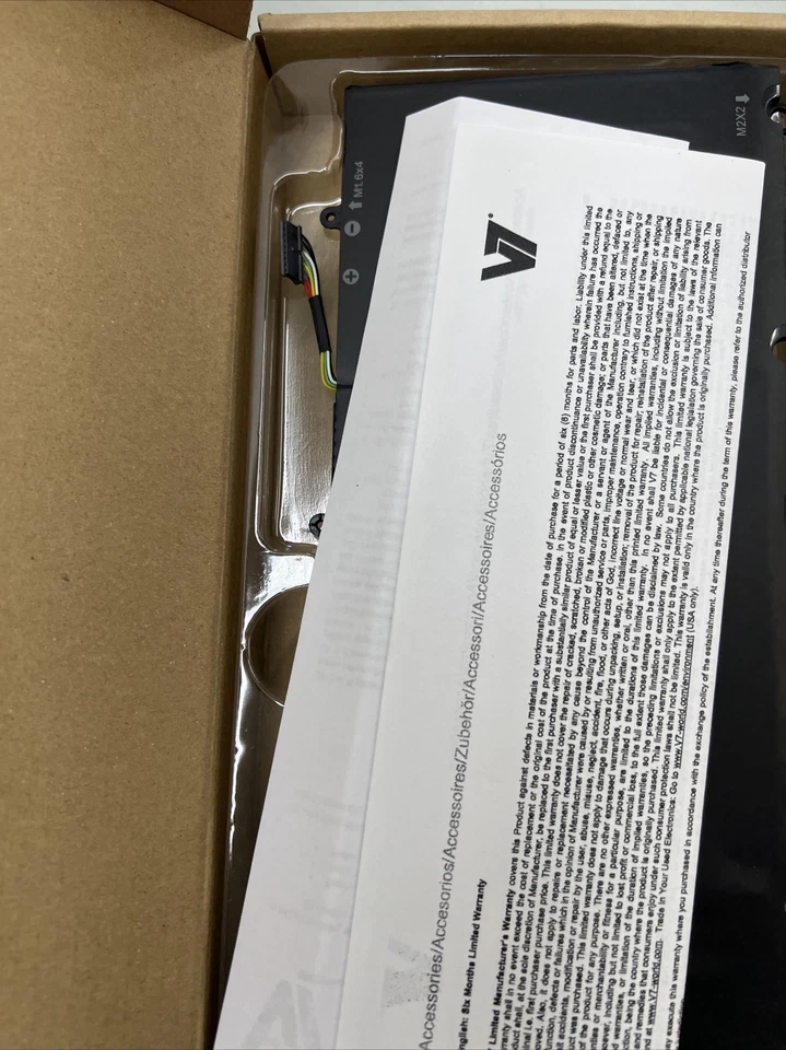 Batería de repuesto V7 para BATERÍA DELL XPS 13 9360 PW23Y 0PW23Y TP1GT RNP72 Foto 3 de 4