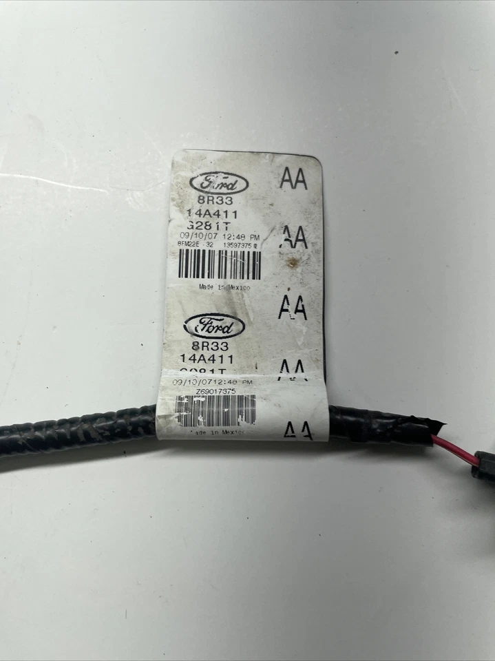 2009 Ford Mustang Fuel Vapor Canister Wire Harness 8R33-14A411-AA OEM - Image 3 of 4