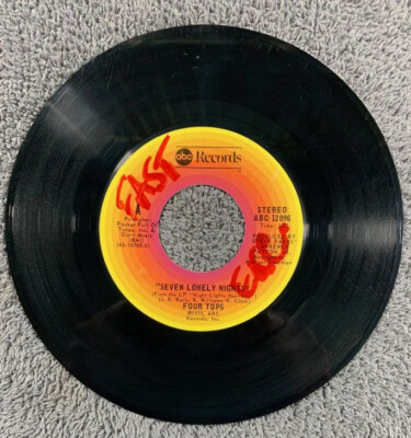 Four Tops, Seven Lonely Nights / I Can't Hold On Much Longer, 7'' 45rpm 1975