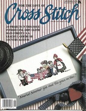 For the Love of Cross Stitch Magazine September 1990 20 Projects in this issue