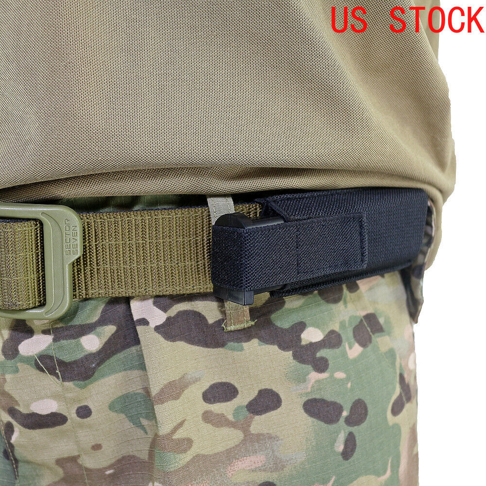 9mm Horizontal Magazine Pouch Concealed Carrier Mag Holder Extra Single Mag-image