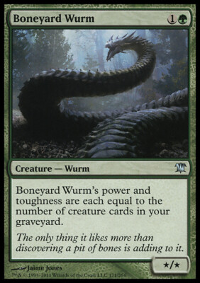 MTG Magic the Gathering Boneyard Wurm (171/300) Innistrad LP