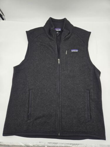 Patagonia Vest Mens Large L Black Full Zip Fleece… - image 1