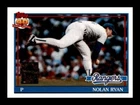 1991 Topps #1 Nolan Ryan Texas Rangers Baseball Card NM-MT ID:31901