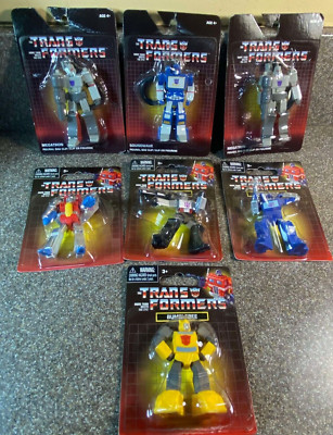 Lot of 7   2-1/2  and 3  Transformers Decepticons and Autobots Hasbro MOC